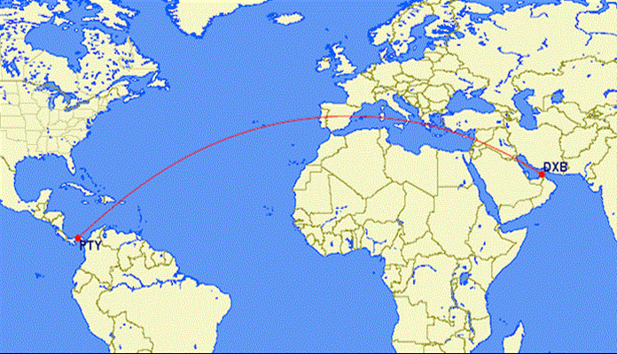 Dubai to Panama City
