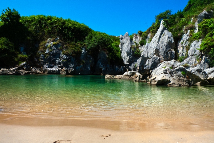 Gulpiyuri Beach, Asturias, Spain
