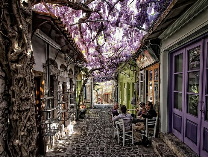 Molyvos, Lesvos Island, Greece
