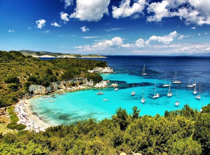 Voutoumi Beach, Antipaxos Island